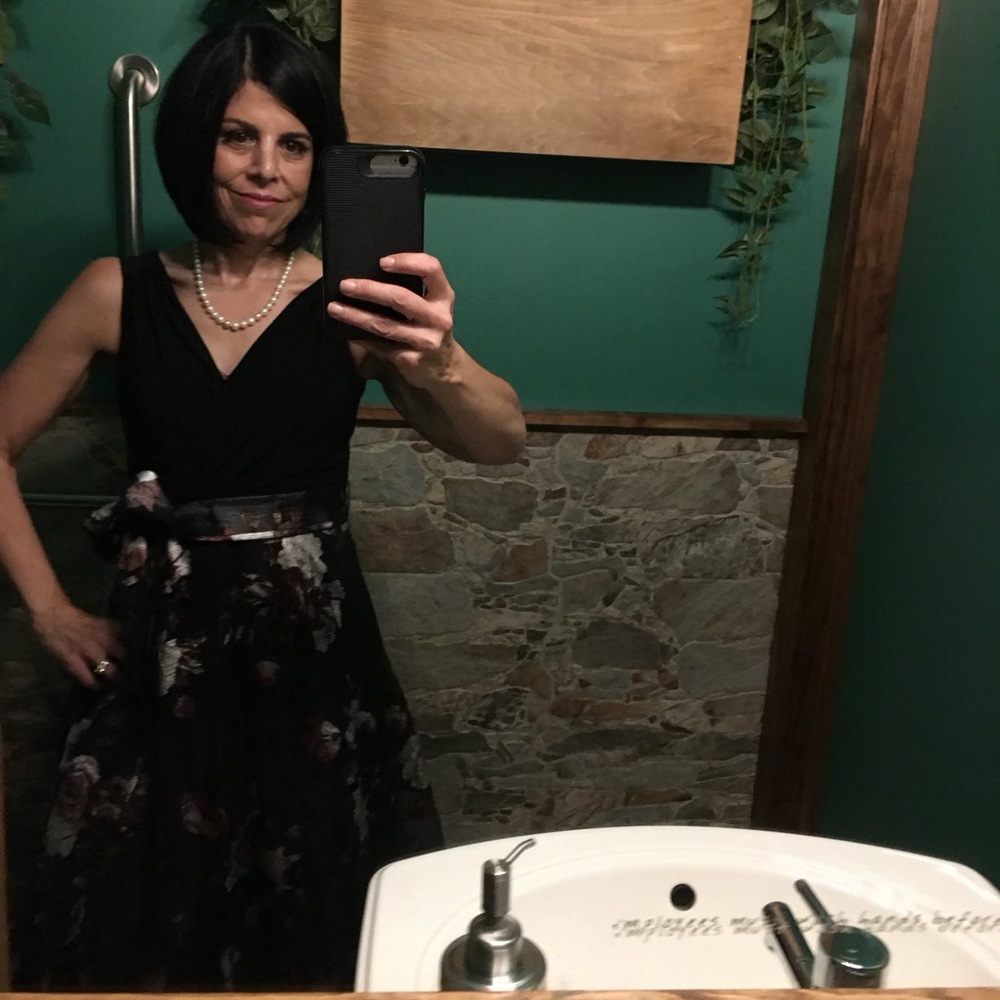 Eliza J 0P Sleeveless Wrap Bodice Gown - Picture 4 of 6